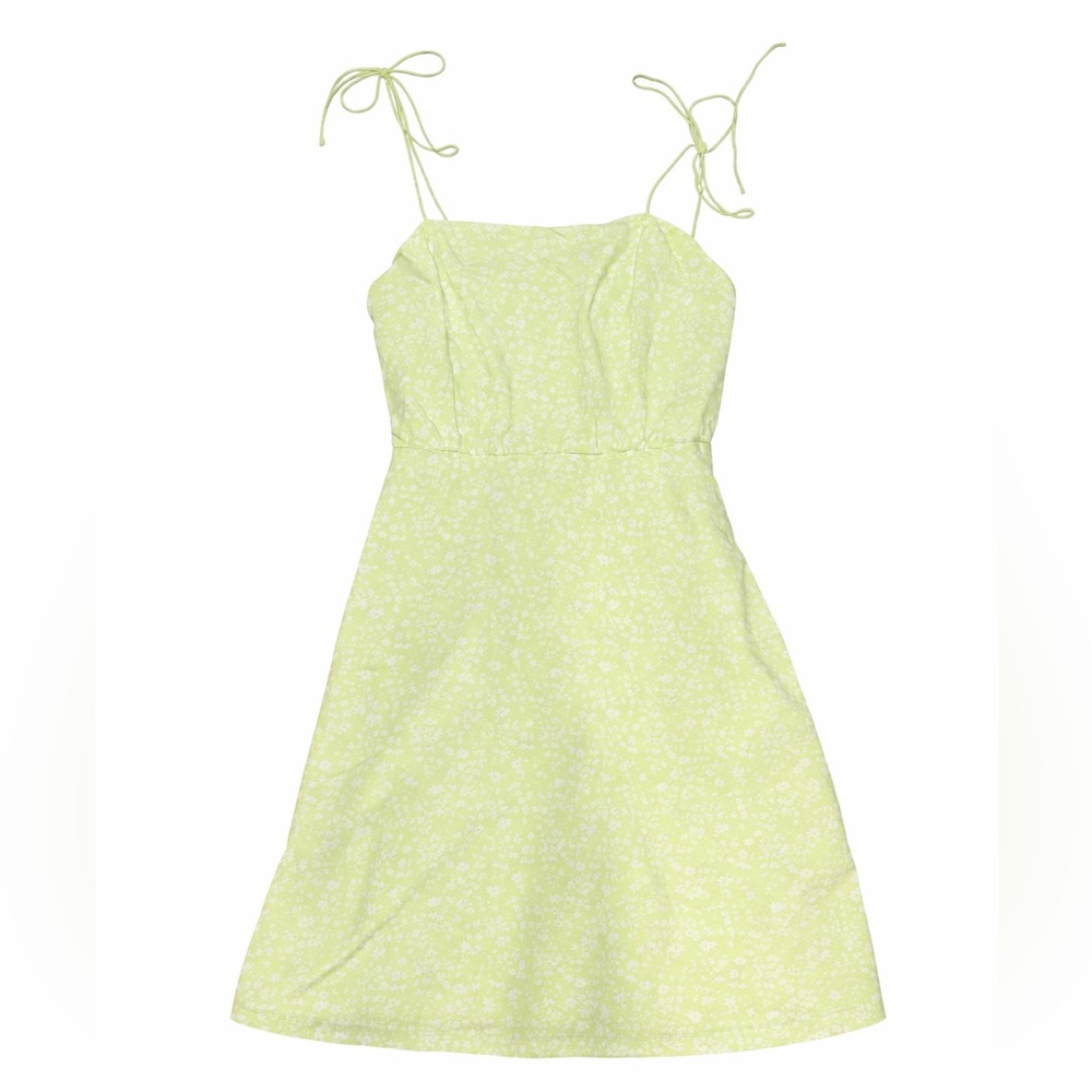 Old Navy Girls Green Floral Sundress | Lightweight Rayon Summer Dress